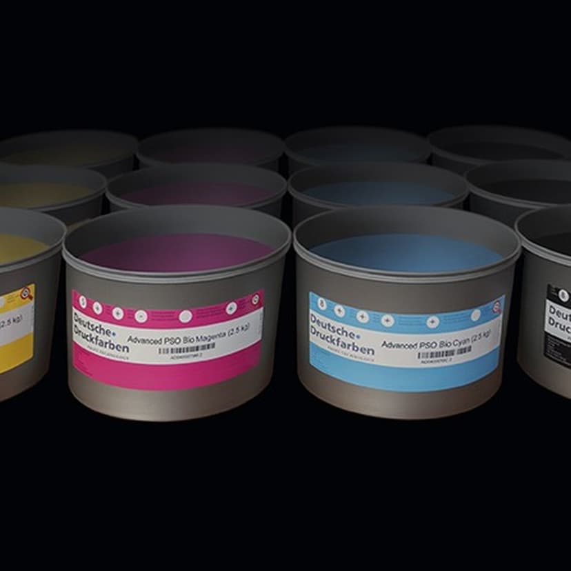 DDF CMYK series — conventional, low migration & UV